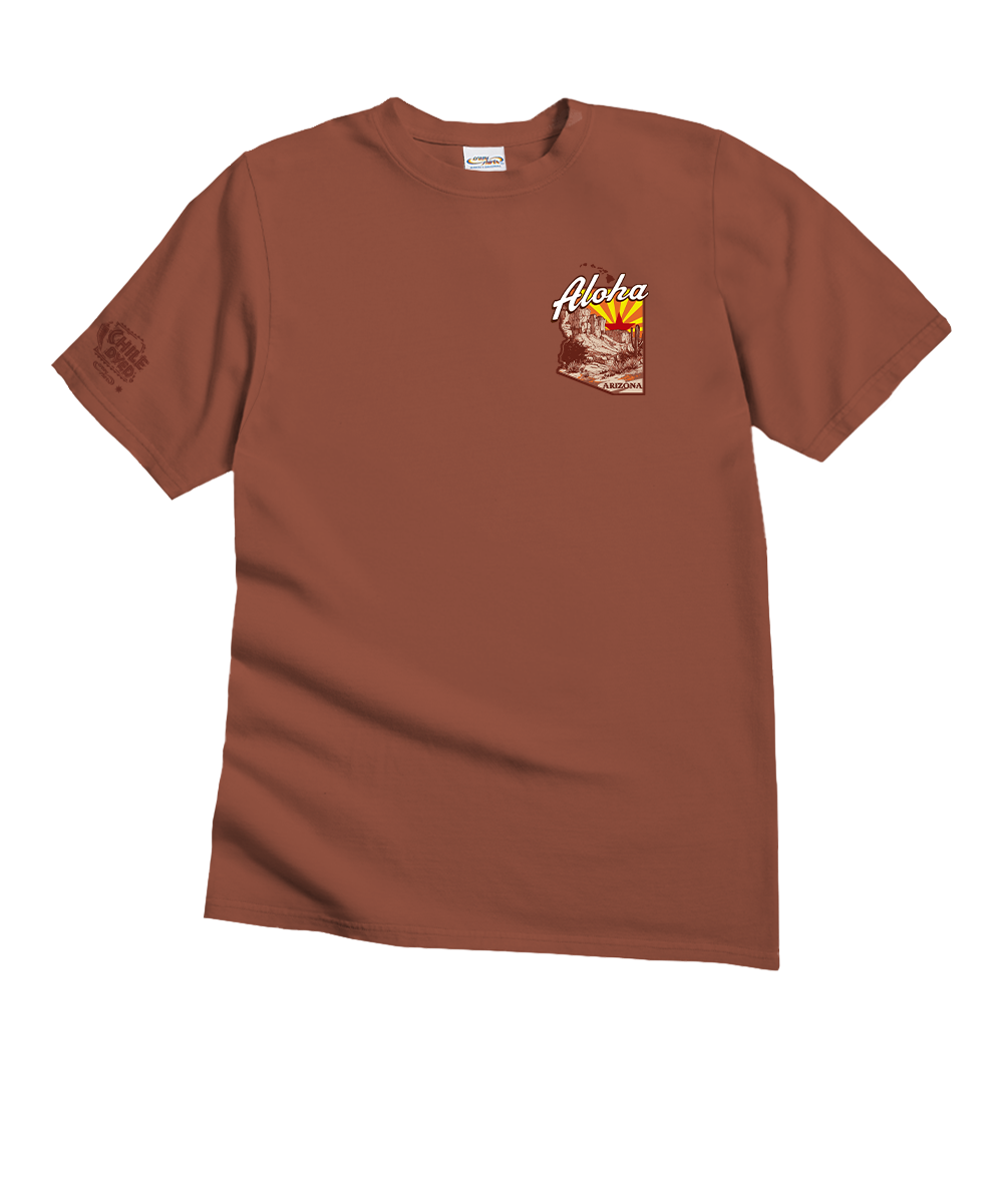 Aloha Arizona - Chile Dyed Short Sleeve Crewneck T-Shirt