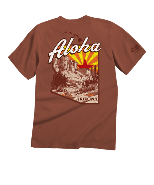 Aloha Arizona - Chile Dyed Short Sleeve Crewneck T-Shirt