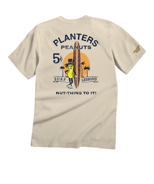 MR. PEANUT® Character Surf Lessons - Coconut Dyed Short Sleeve Crewnec