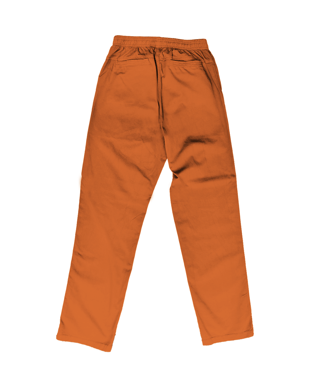 Mustard yellow pants on a white background View 4