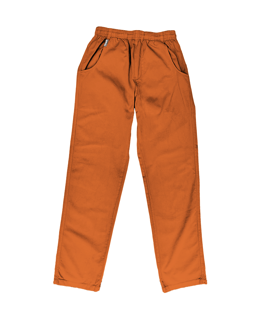 Mustard yellow pants on a white background View 17
