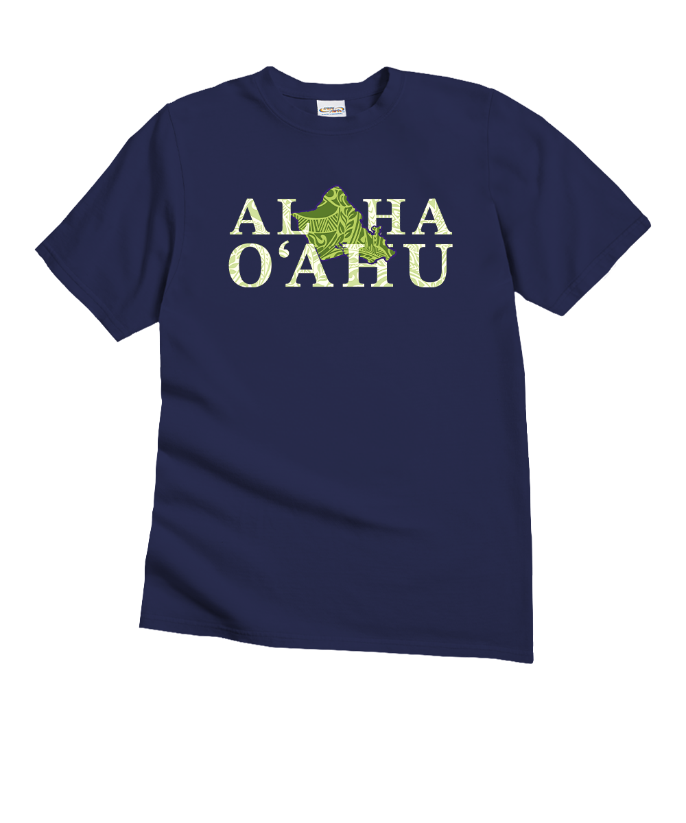 Aloha Oahu Grape Dyed Tee