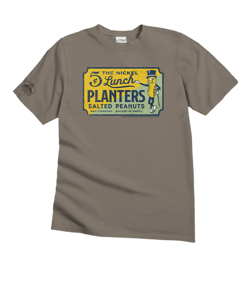 MR. PEANUT® Character Vintage Ticket - Crater Dyed® Short Sleeve Crewn