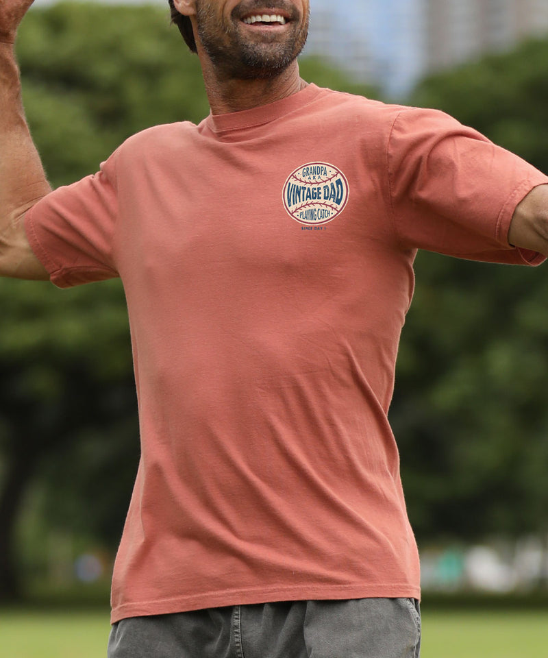Vintage Dad - Chile Dyed Short Sleeve Crewneck T-Shirt