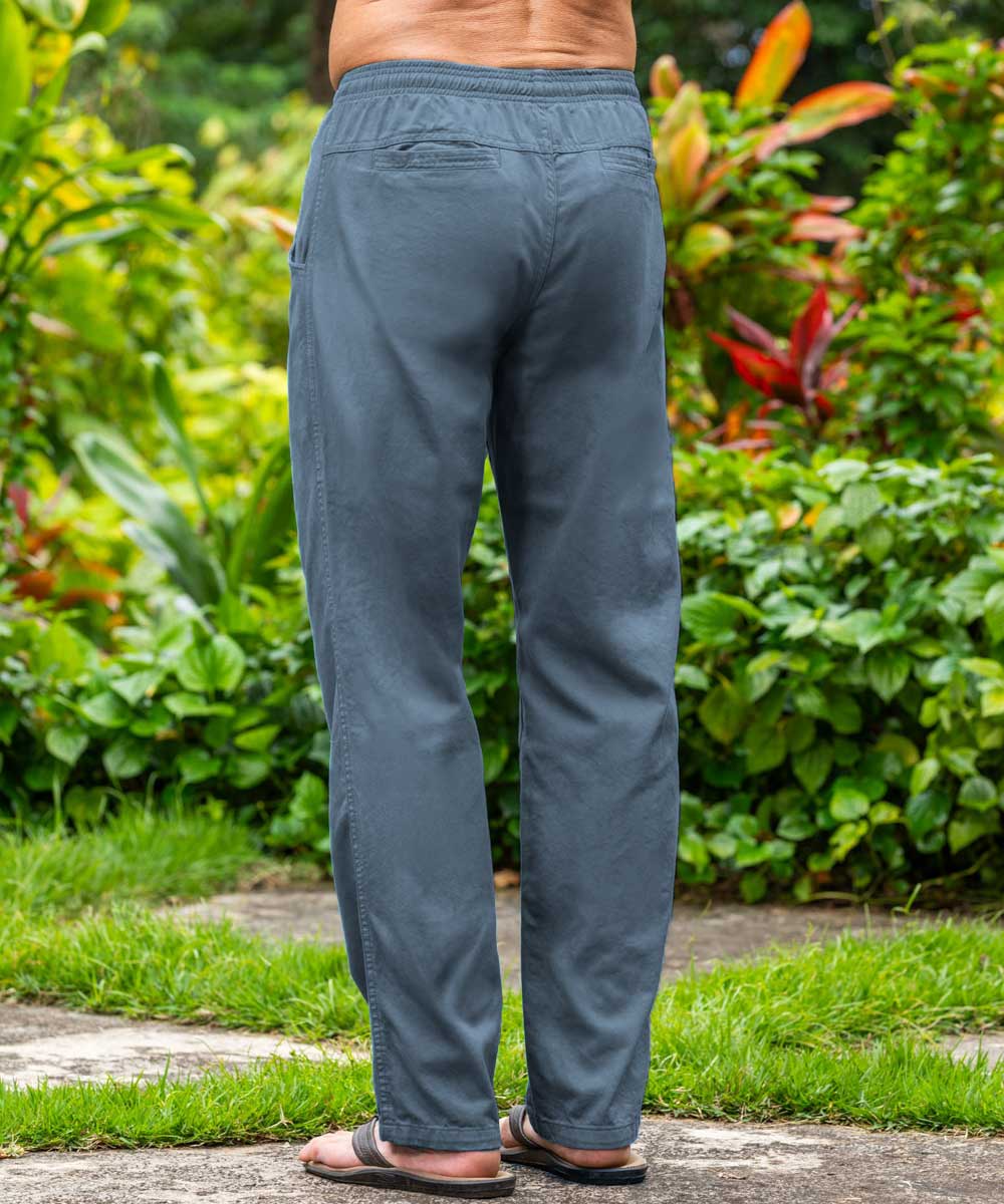 Blue Steel Twill Pants | Specialty-Dyed 100% Cotton