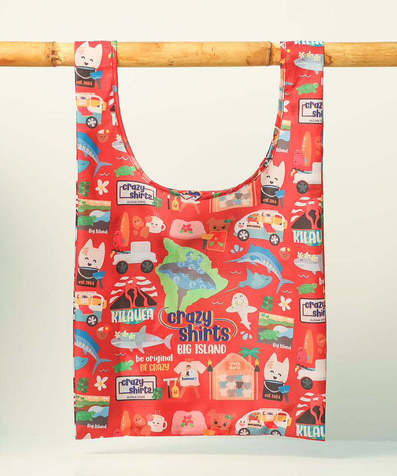 Big Island Eden x Crazy Shirts - Nylon Tote