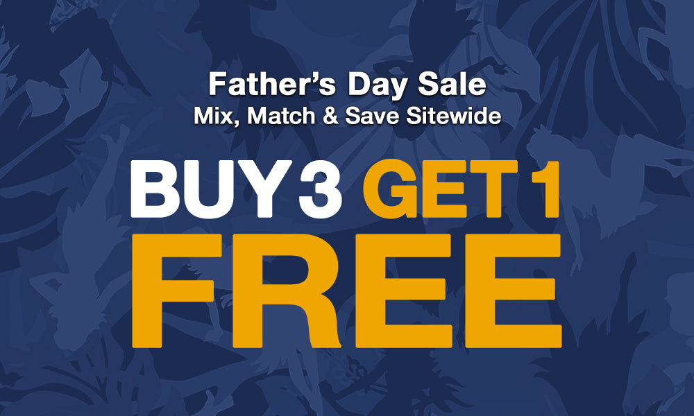 Promotional message with Buy 3 Get 1 Free for fathers day