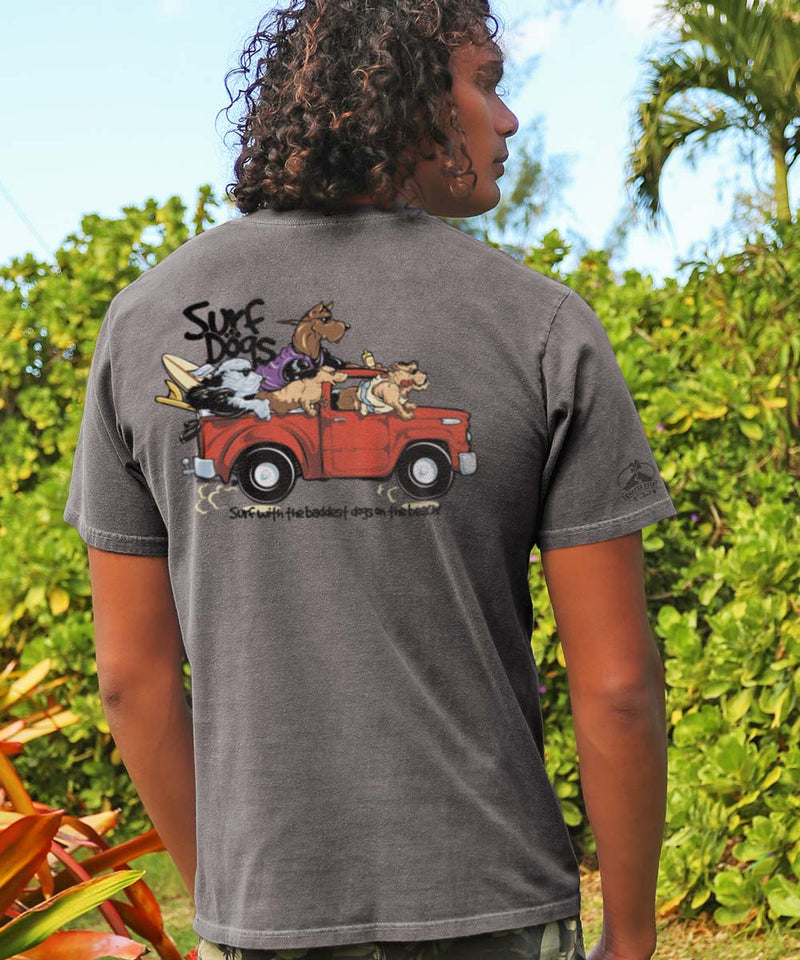 Bad Surf Dogs - Crater Dyed« Short Sleeve Crewneck T-Shirt