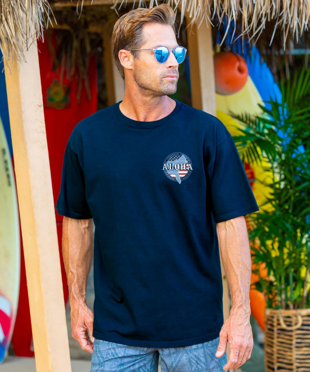 Aloha Stronger Together T-Shirt | Men's Navy Blue Crewneck