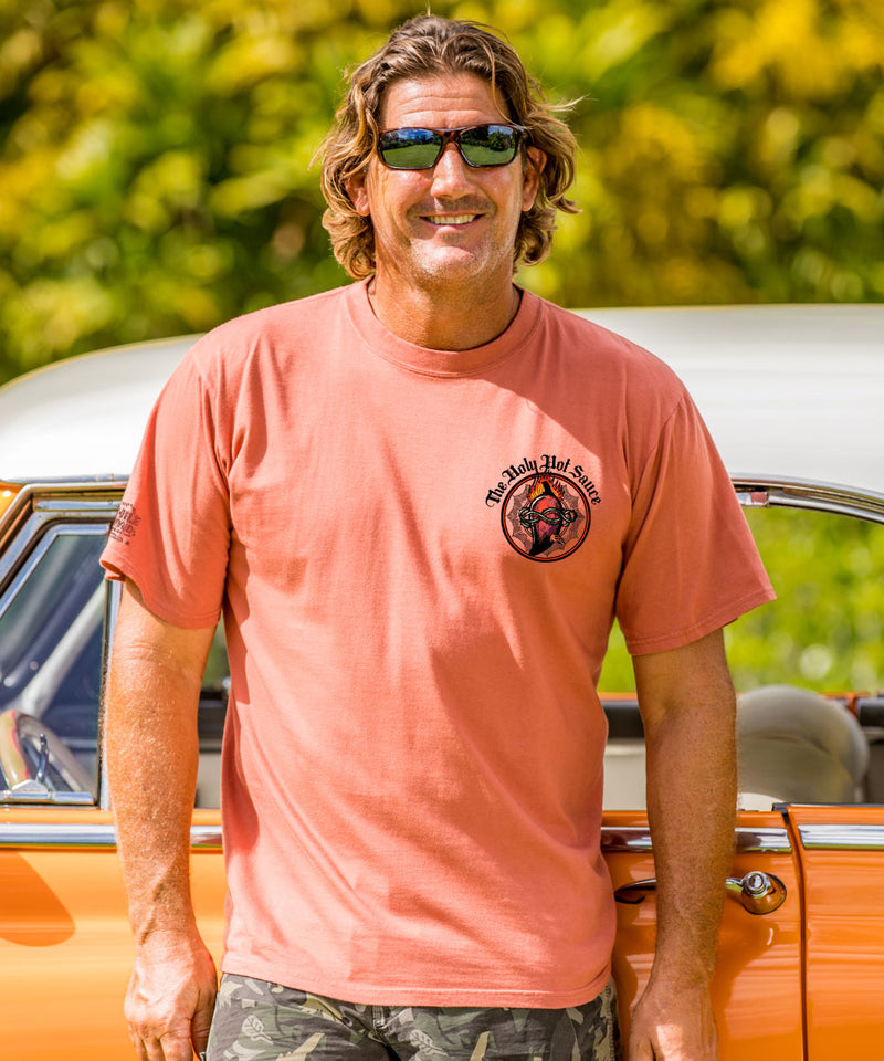 Holy Hot Sauce - Chile Dyed Short Sleeve Crewneck T-Shirt