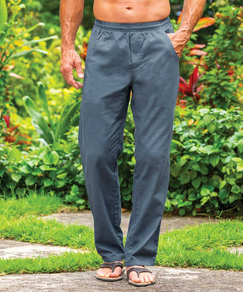 Blue Steel Twill Pants | Specialty-Dyed 100% Cotton
