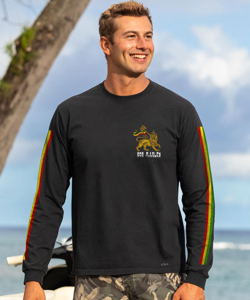 Lion of Judah T-Shirt | Men's Black Long Sleeve