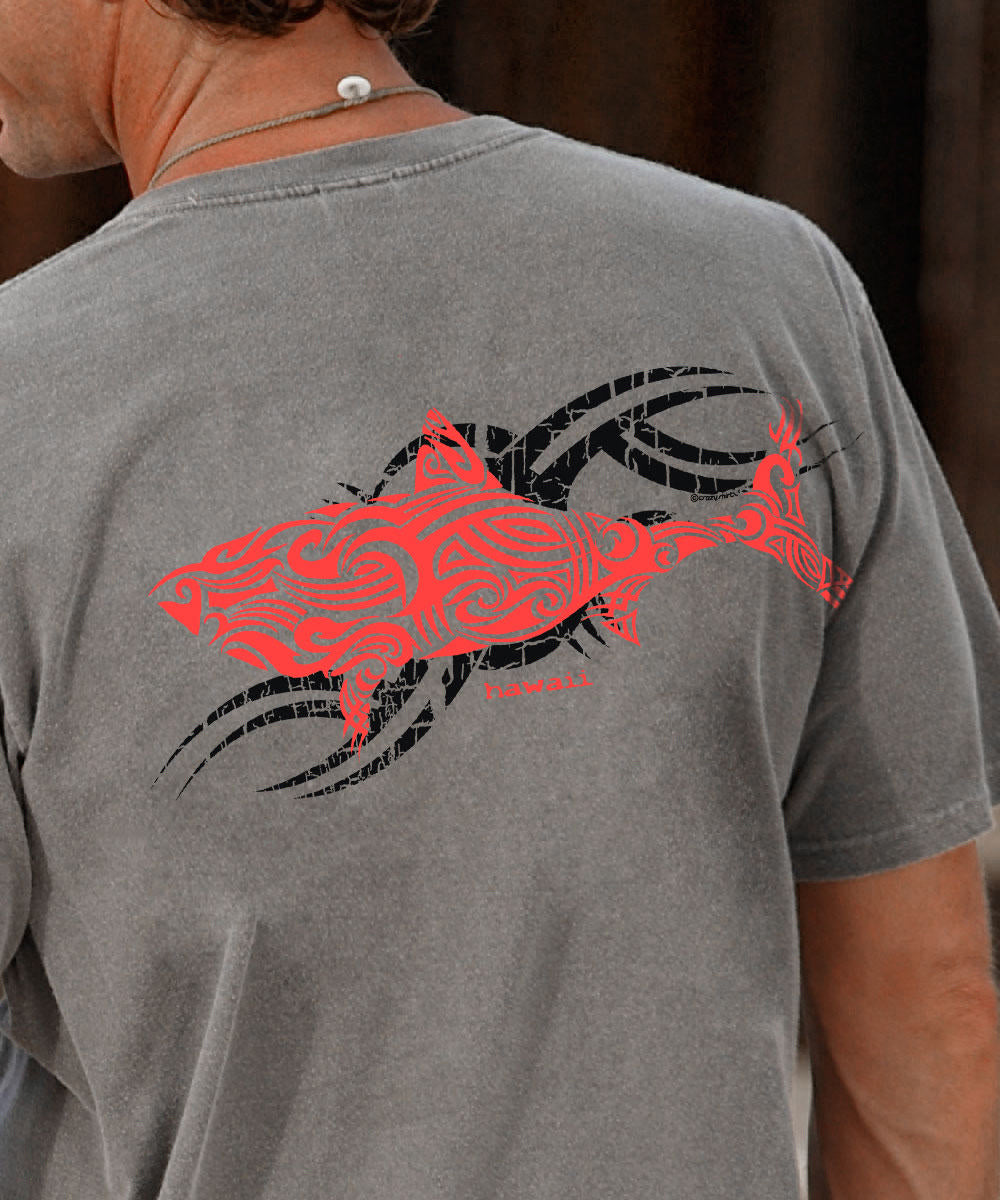 Red Shark - Crater Dyed® Short Sleeve Crewneck T-Shirt