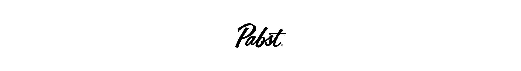 Pabst logo on a white background