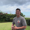 Video of friends playing football and hanging out in their Grateful Dead Tees