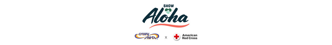 Logo with 'Show Aloha' text and three brand logos below it on a white background.