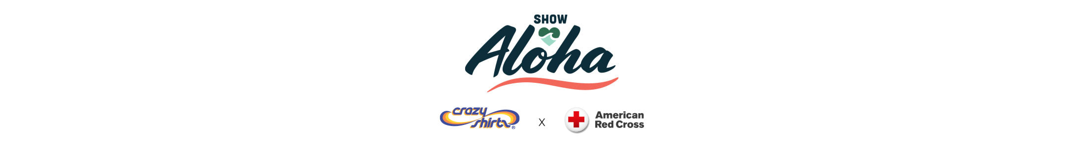 Logo with 'Show Aloha' text and three brand logos below it on a white background.